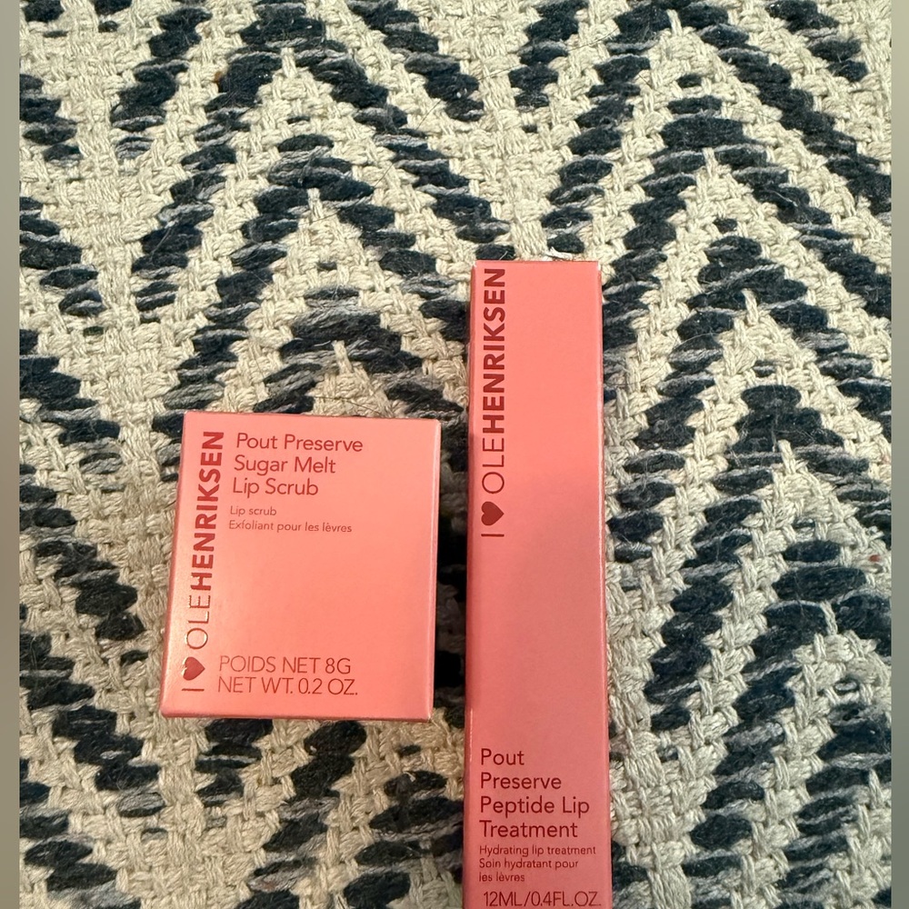 Ole Henriksen Hydrating Peptide Lip Balm and scrub